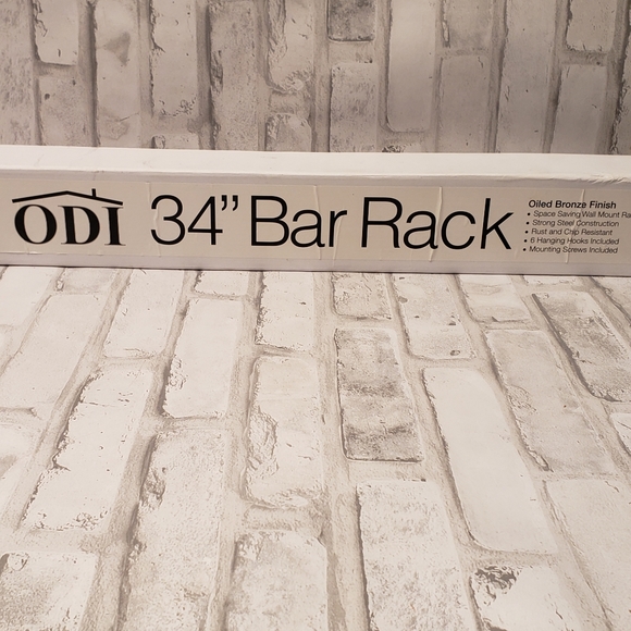 Classic 34" Bar-Style Wall-Mount Pot Rack - Picture 4 of 6